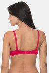 Komli Padded Non-Wired 3/4Th Coverage T-Shirt Bra - Dark Pink — thumbnail 2